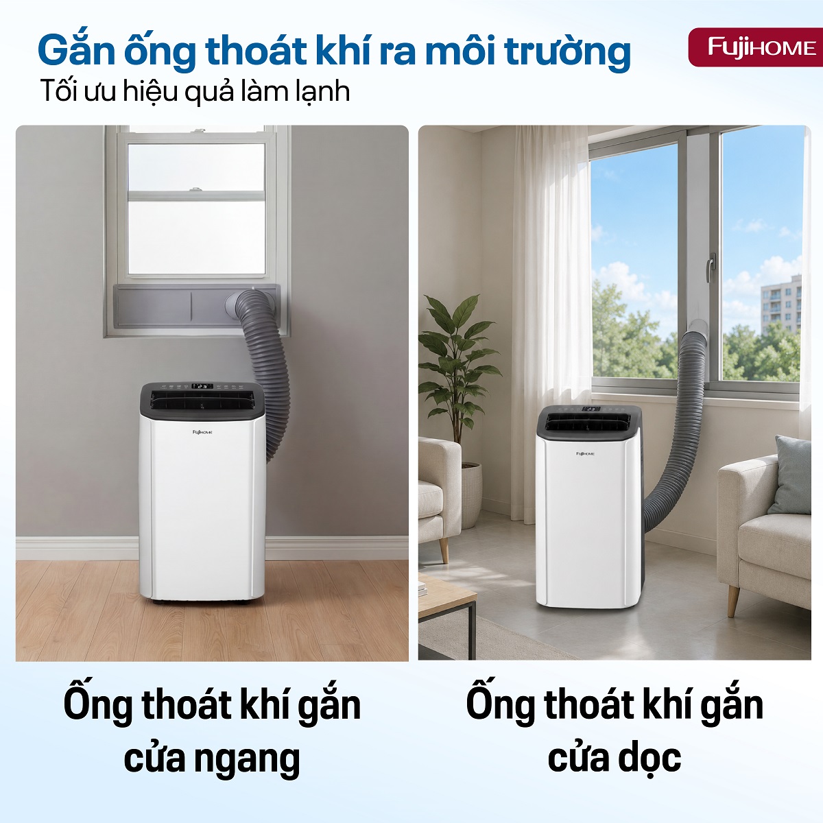 Điều hòa di động Fujihome PAC14Pro dễ dàng lắp đặt.jpg
